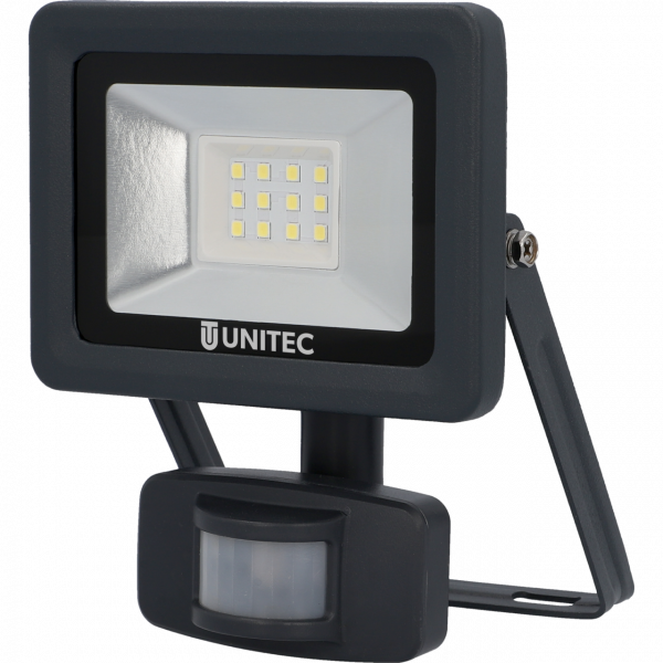 UNITEC LED Strahler mit Bewegungsmelder 800 Lumen 10 Watt