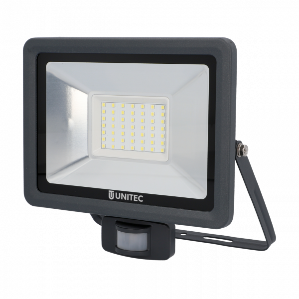 UNITEC LED Strahler mit Bewegungsmelder 4000 Lumen 50 Watt