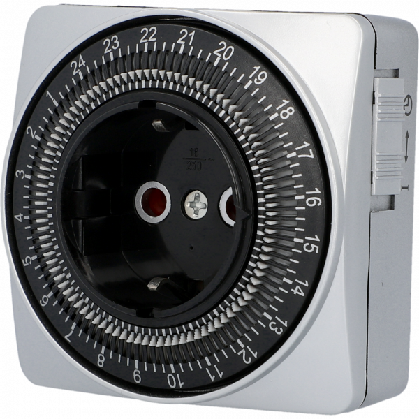 UNITEC Mechanische Zeitschaltuhr - Analog Tageszeitschaltuhr Mit 96 Schaltzeiten