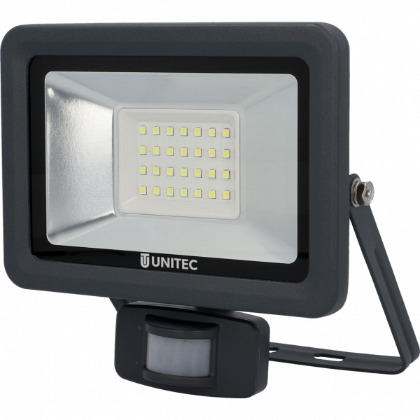 UNITEC LED Strahler mit Bewegungsmelder 2400 Lumen 30 Watt