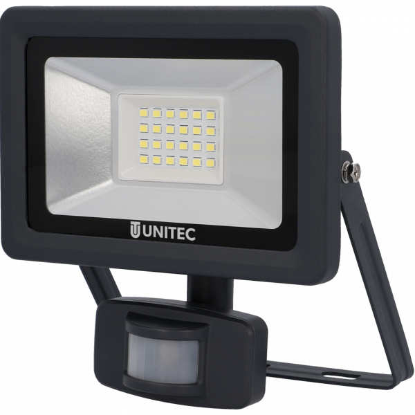 UNITEC LED Strahler mit Bewegungsmelder 1600 Lumen 20 Watt